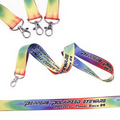 Personalized Polyester Screen Printed/ Sublimated Neck Lanyard Key Chain Holder